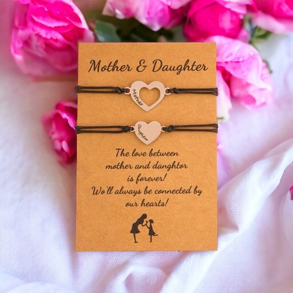 Forever Connected: Adorable Mother-Daughter Matching Wish Bracelet Set! - Picture 2 of 6